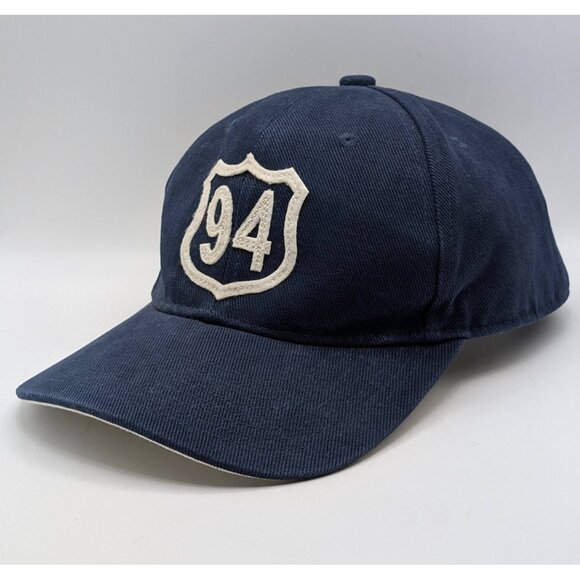 Old Navy Est 94 UNISEX Adjustable Adult OSFM Navy Blue VTG 90s Snapback Hat Cap - Picture 1 of 6
